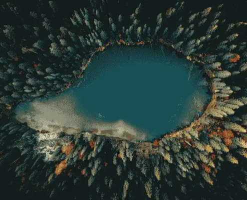 Montenegro Durmitor Bergsee Im Morgenlicht Web